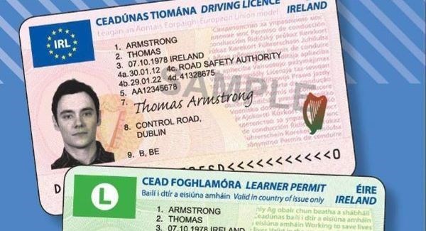 Ireland driver license number